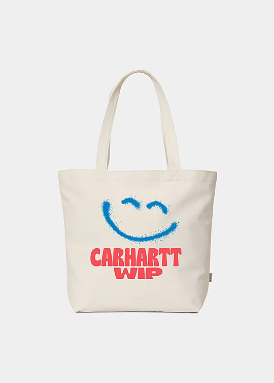 Carhartt WIP Canvas Graphic Tote in Beige