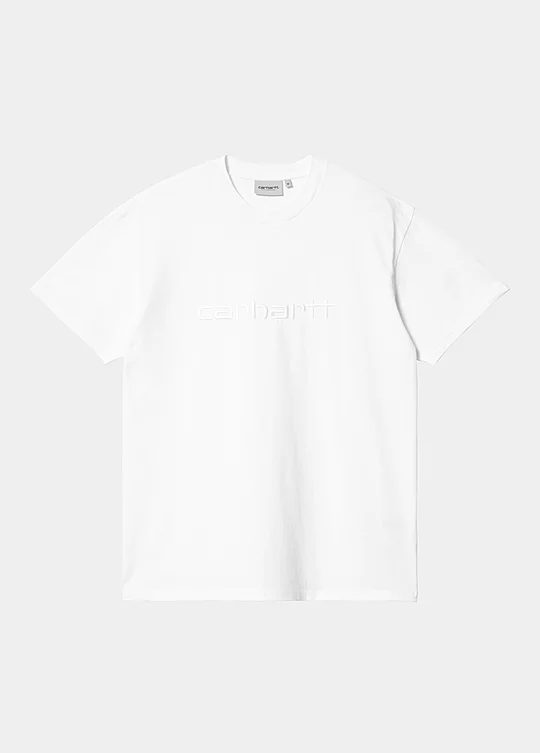 Carhartt WIP Short Sleeve Duster T-Shirt en Blanco