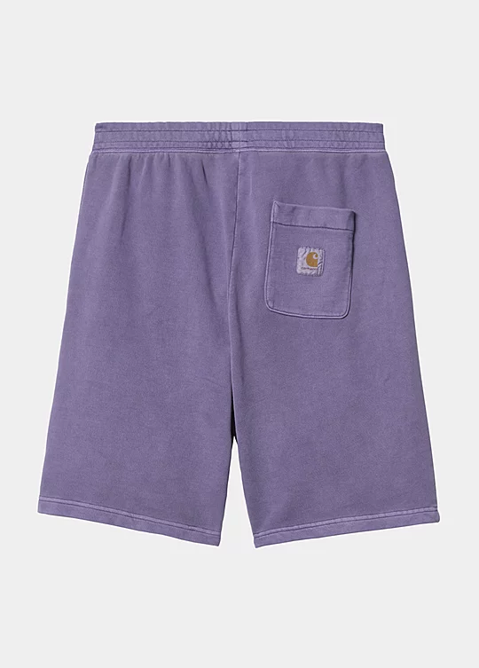 Carhartt WIP Nelson Sweat Short in Purple