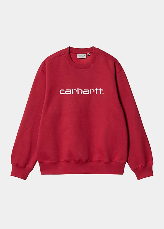 Carhartt WIP Carhartt Sweatshirt in Rot