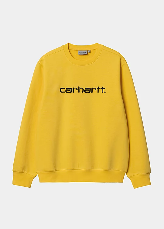Carhartt WIP Carhartt Sweatshirt in Yellow