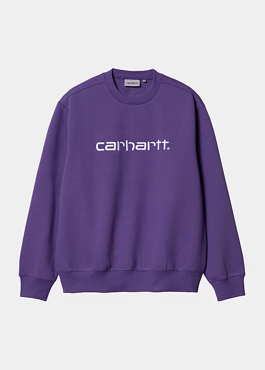 Carhartt WIP Carhartt Sweatshirt in Purple