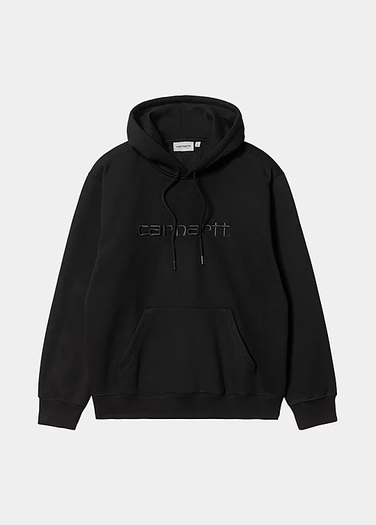Carhartt WIP Hooded Carhartt Sweatshirt Noir