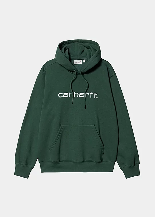 Carhartt WIP Hooded Carhartt Sweatshirt en Verde