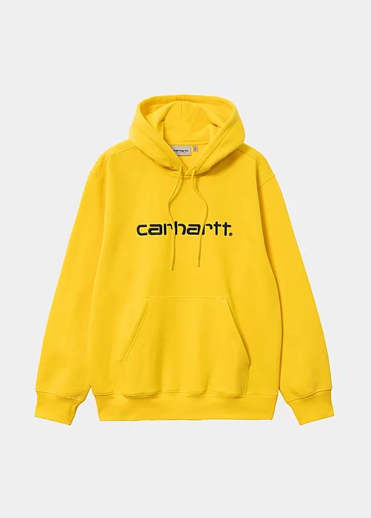 Carhartt WIP Hooded Carhartt Sweatshirt em Amarelo