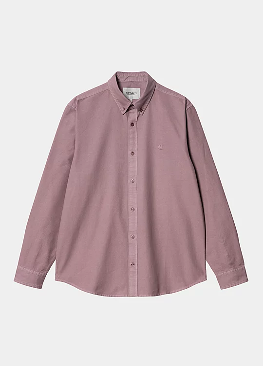 Carhartt WIP Long Sleeve Bolton Shirt Violet