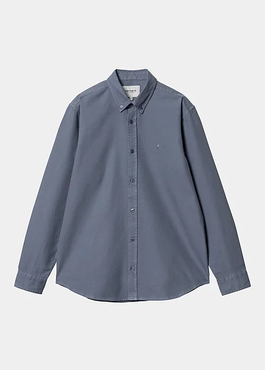 Carhartt WIP Long Sleeve Bolton Shirt in Blau