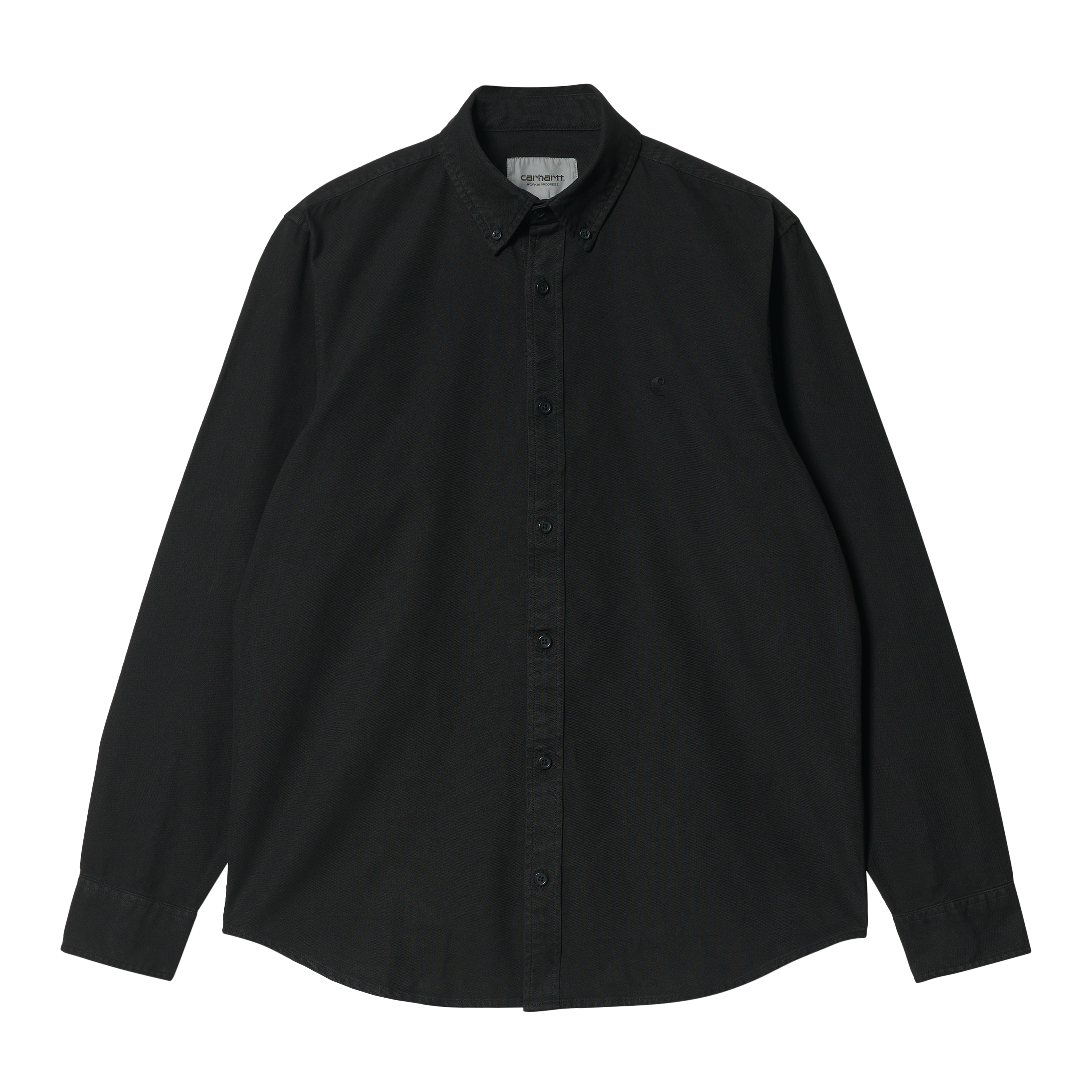 Carhartt WIP Long Sleeve Bolton Shirt Noir