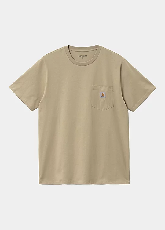 Carhartt WIP Short Sleeve Pocket T-Shirt em Bege