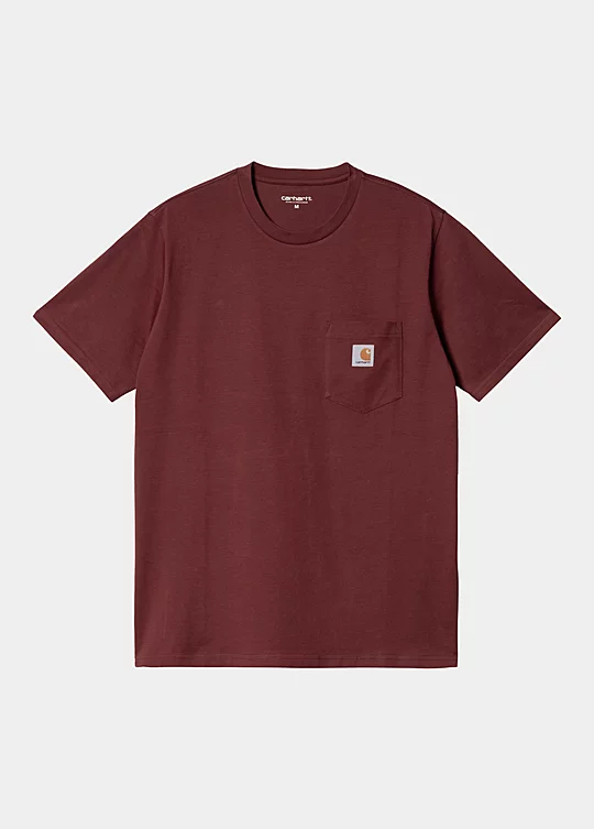 Carhartt WIP Short Sleeve Pocket T-Shirt in Rosso