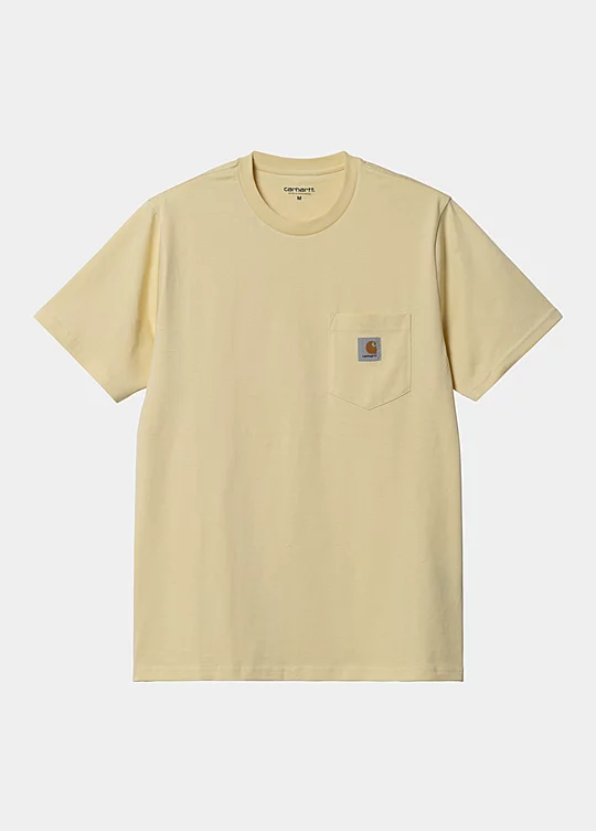 Carhartt WIP Short Sleeve Pocket T-Shirt in Giallo