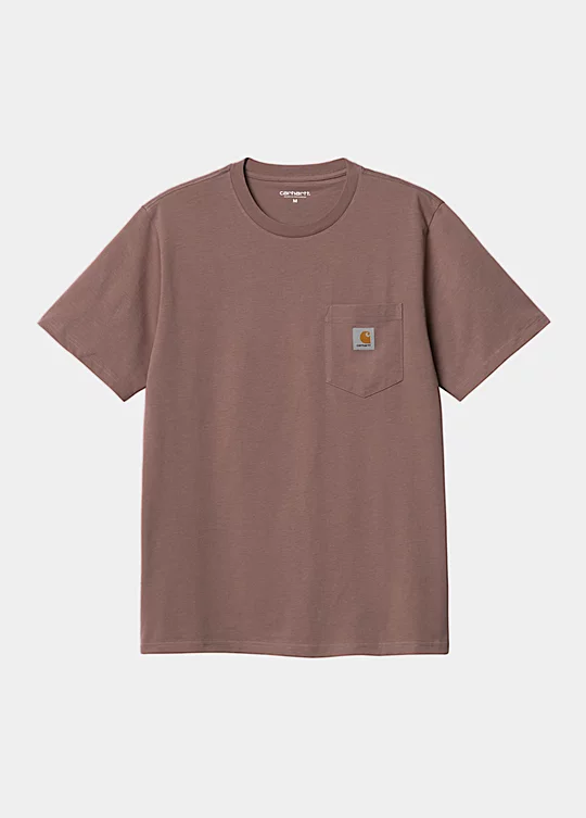 Carhartt WIP Short Sleeve Pocket T-Shirt in Lila