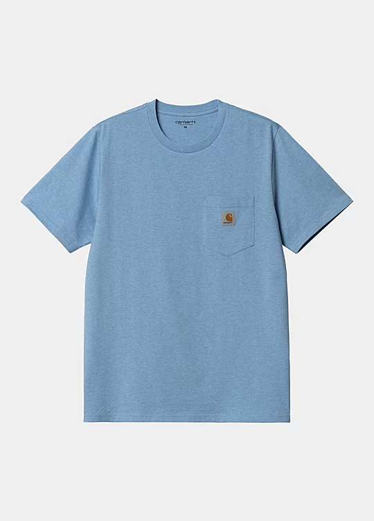 Carhartt WIP Short Sleeve Pocket T-Shirt in Blu