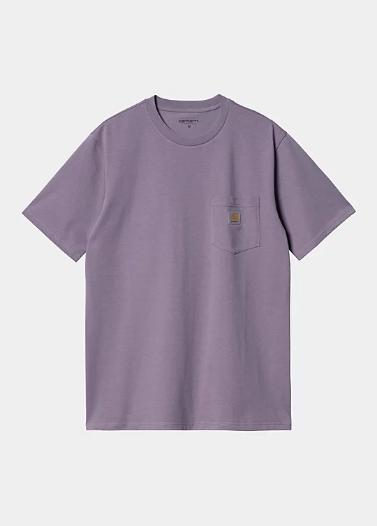 Carhartt WIP Short Sleeve Pocket T-Shirt in Purple