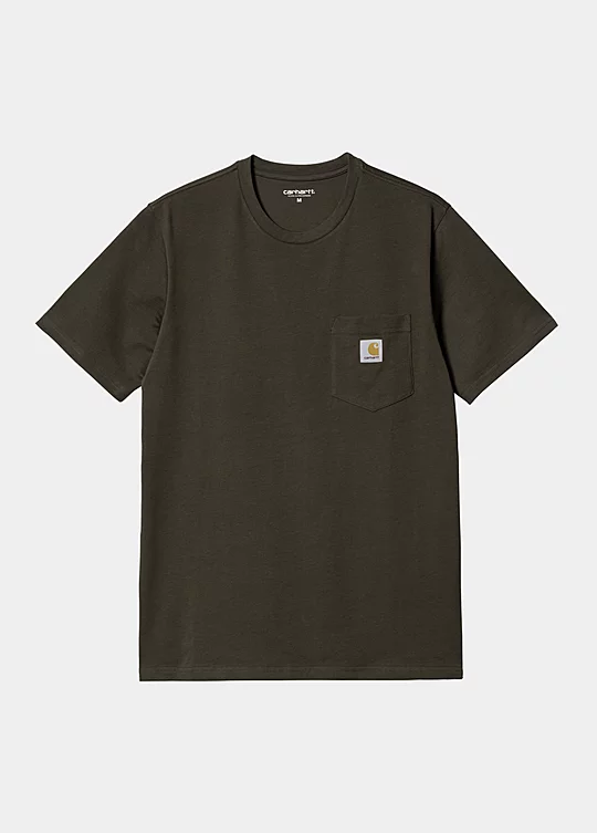 Carhartt WIP Short Sleeve Pocket T-Shirt in Verde
