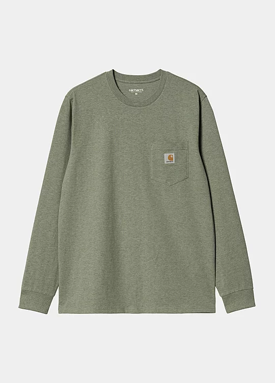 Carhartt WIP Long Sleeve Pocket T-Shirt Vert
