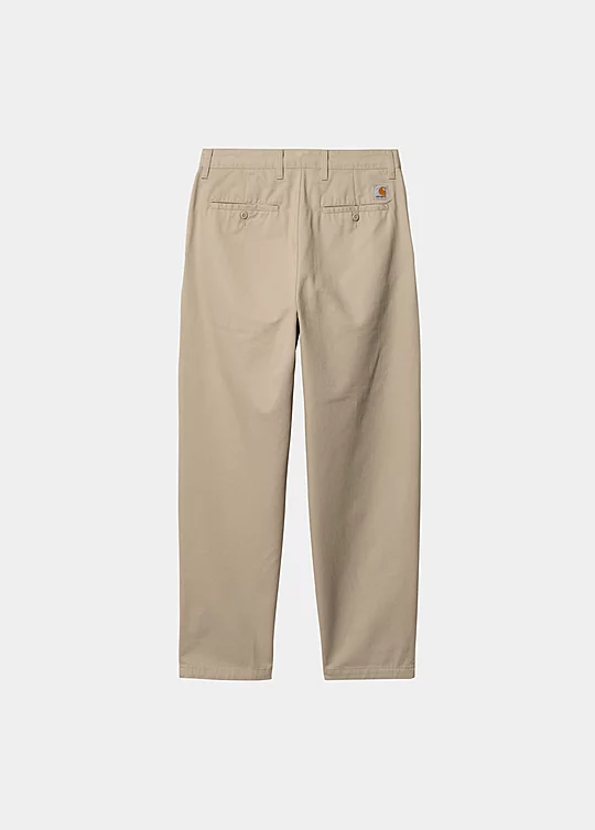 CARHARTT Pantaloni Chino Color Cachi da Uomo Sz 32W 