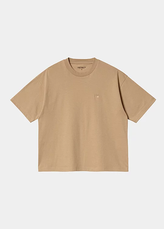 Carhartt WIP Women’s Short Sleeve Chester T-Shirt in Brown