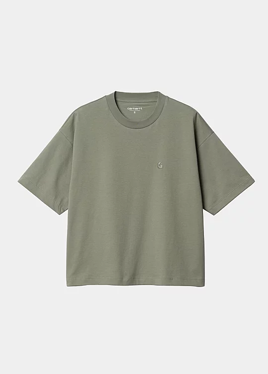 Carhartt WIP Women’s Short Sleeve Chester T-Shirt in Green