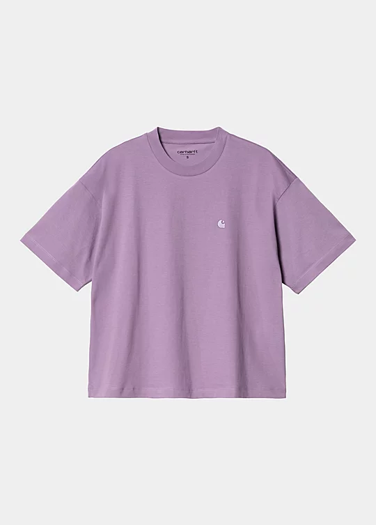 Carhartt WIP Women’s Short Sleeve Chester T-Shirt in Purple
