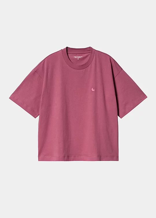 Carhartt WIP Women’s Short Sleeve Chester T-Shirt em Vermelho