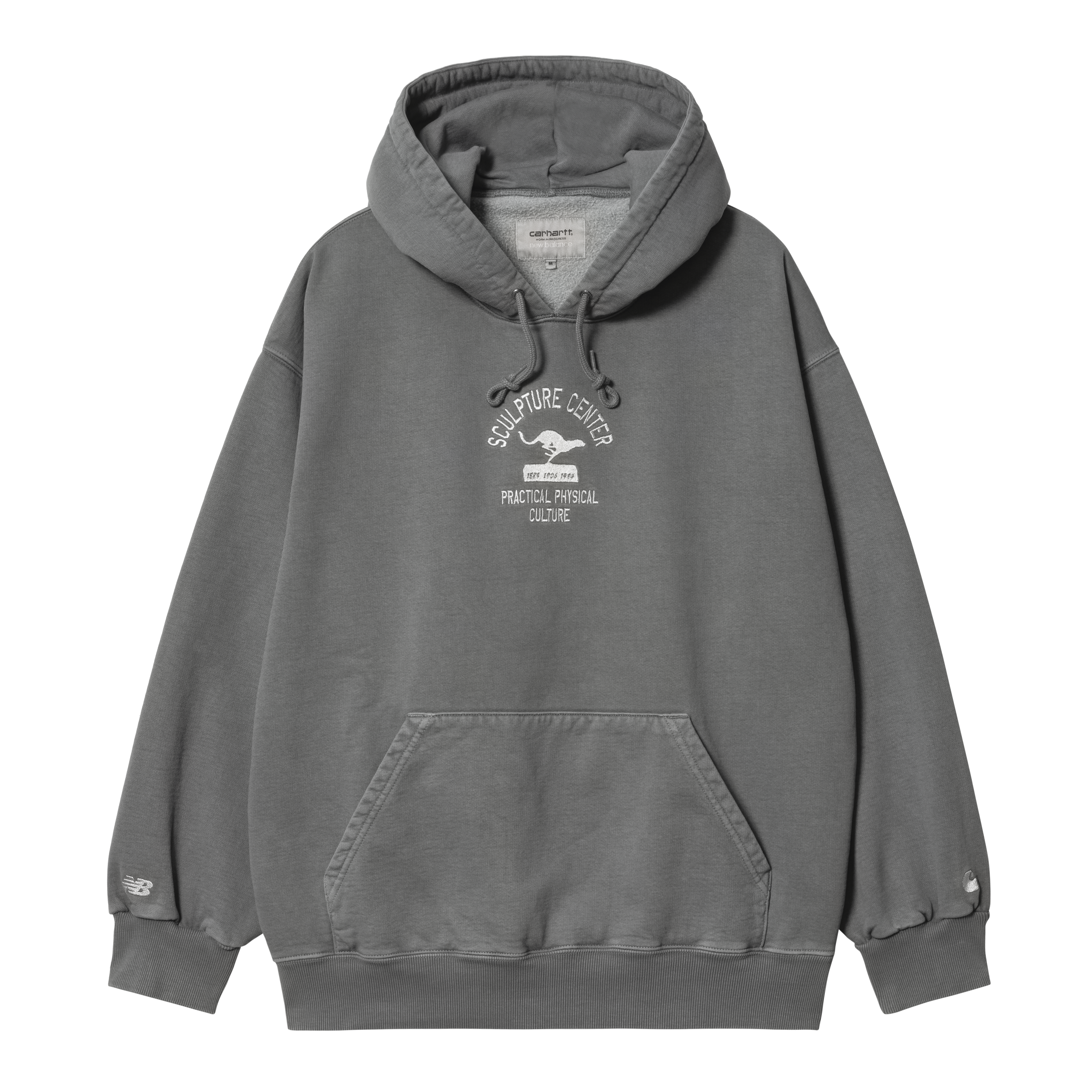 Carhartt WIP New Balance x Carhartt WIP Sculpture Center Hooded Sweatshirt in Grey
