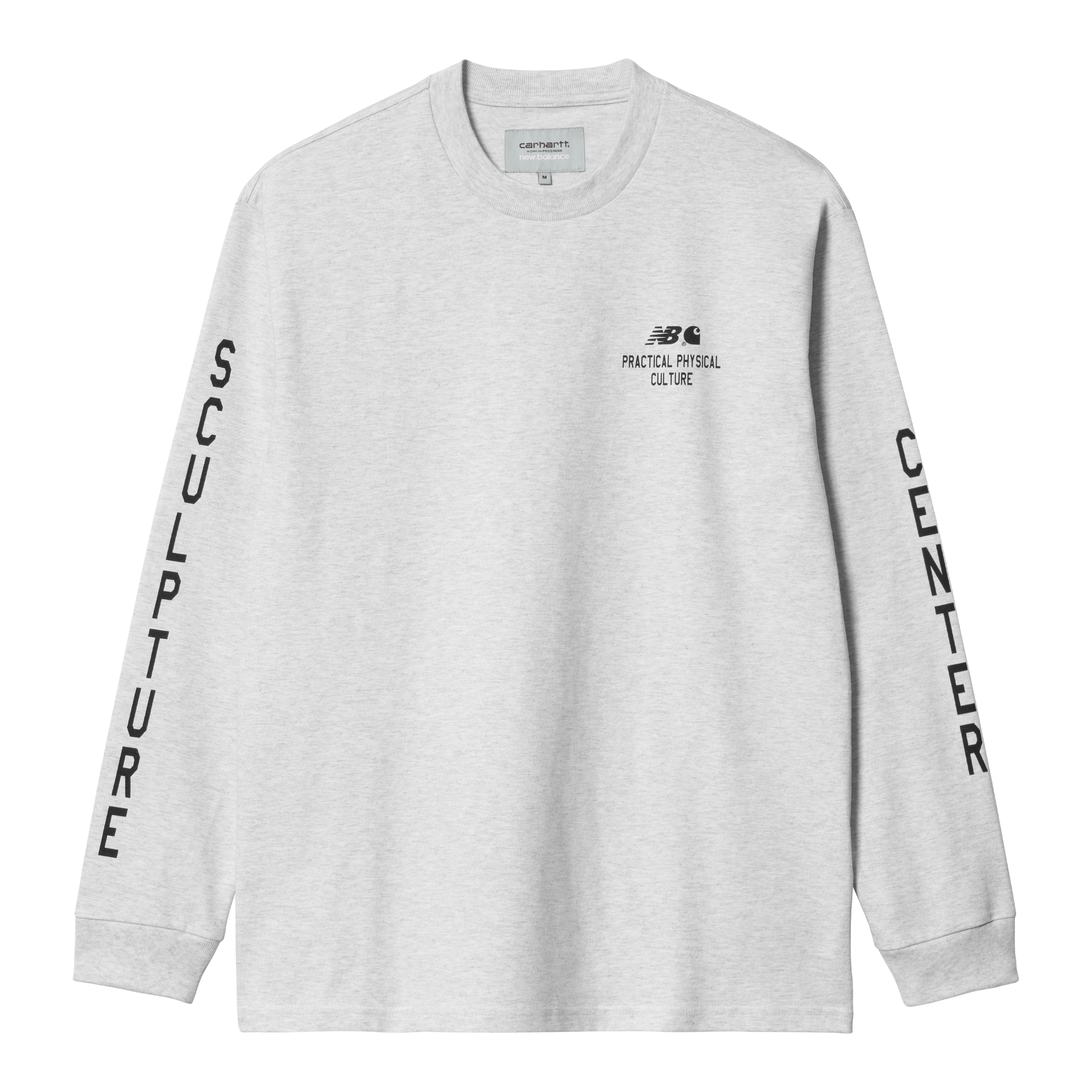 Carhartt WIP New Balance x Carhartt WIP Sculpture Center Long Sleeve T-Shirt in Grey