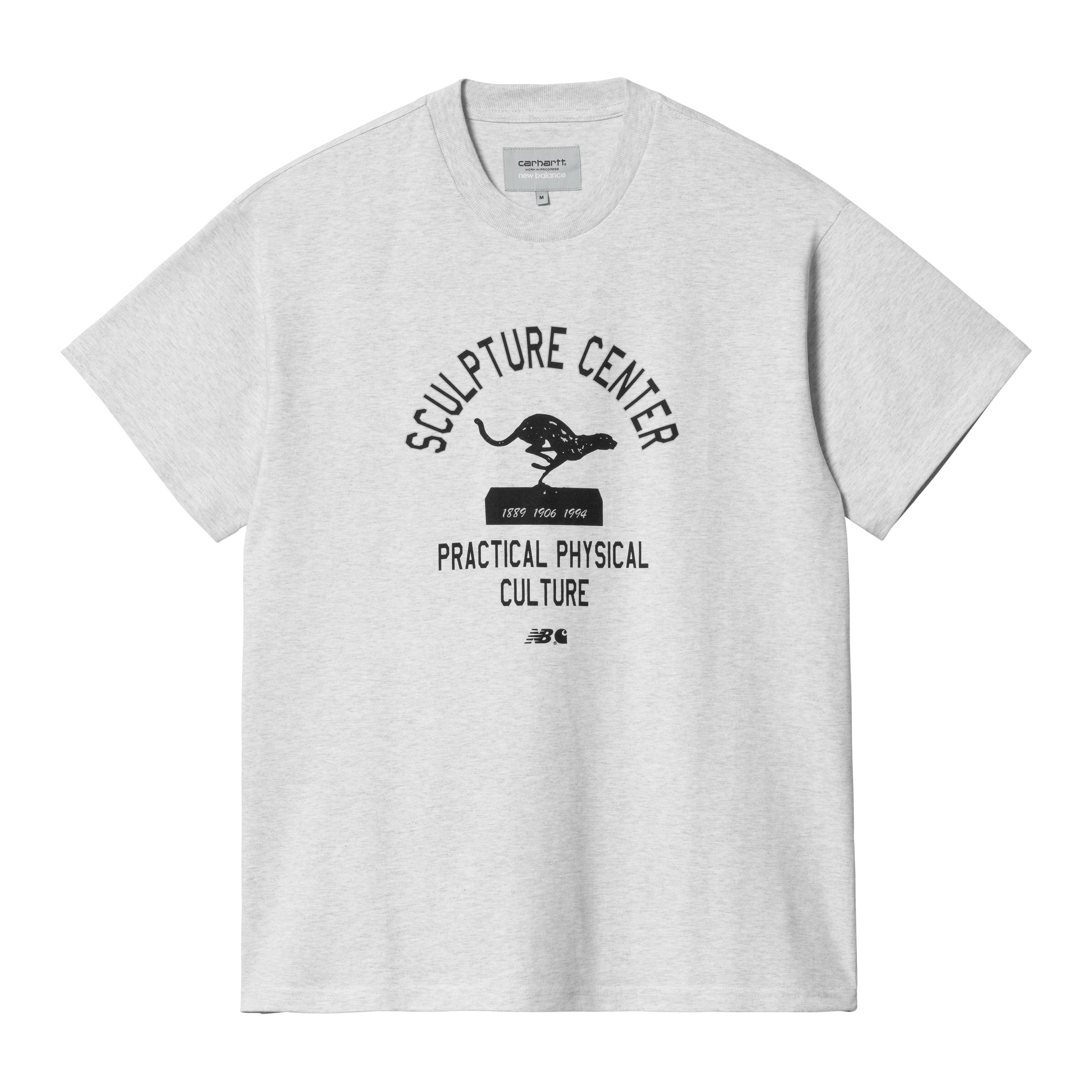 Carhartt WIP New Balance x Carhartt WIP Sculpture Center Short Sleeve T-Shirt in Grey