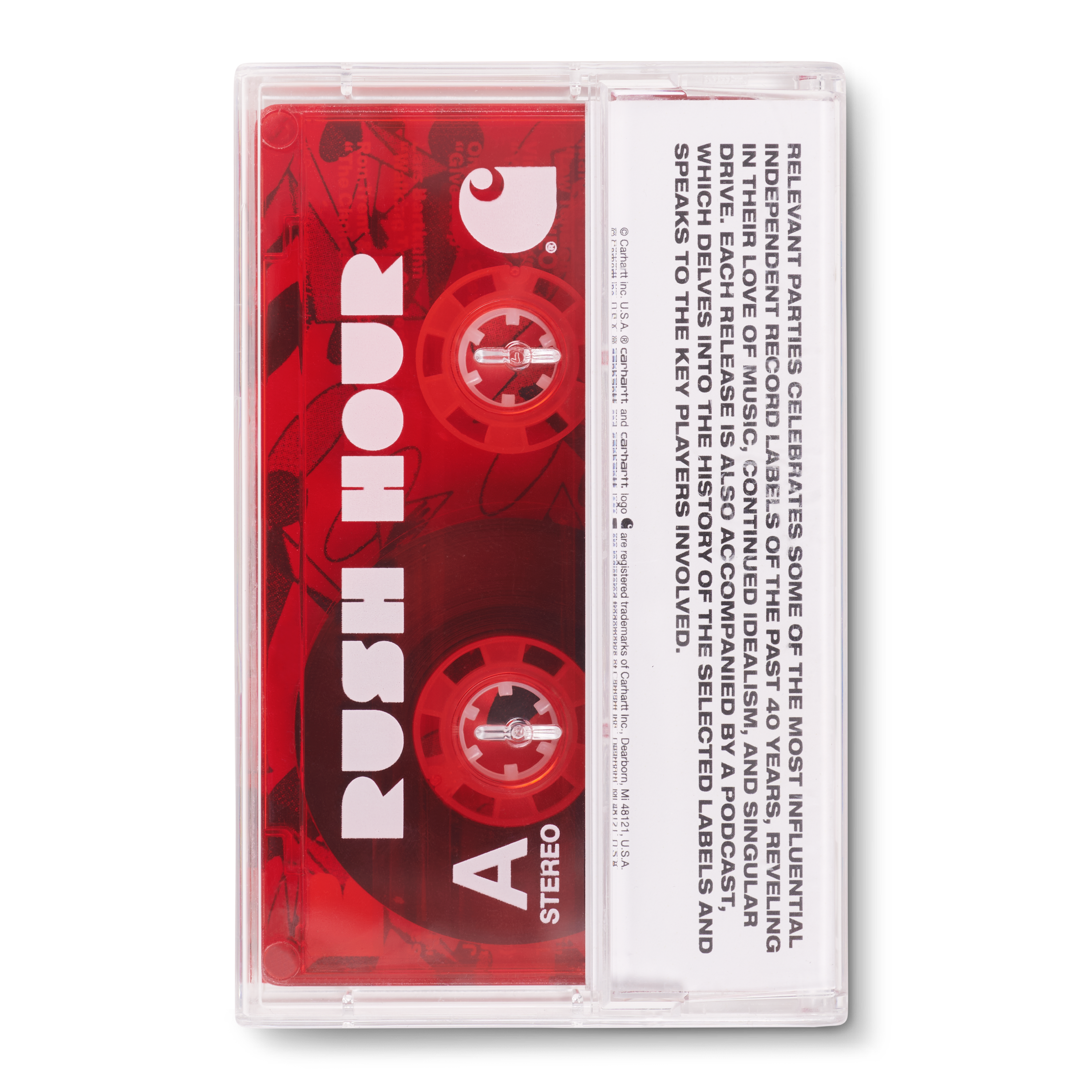 Carhartt WIP Relevant Parties - Rush Hour Mixtape in Red