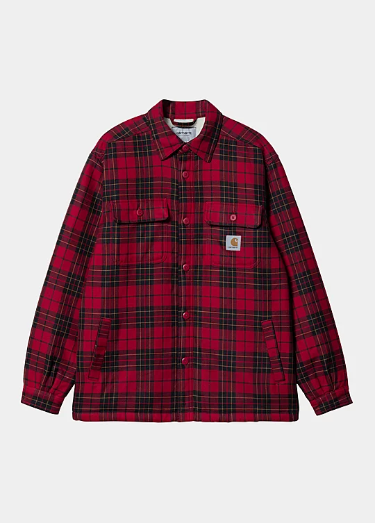 Carhartt WIP Arden Shirt Jac en Rojo