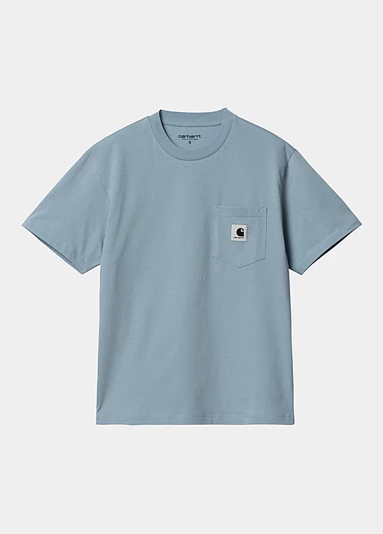 Carhartt WIP Women’s Short Sleeve Pocket T-Shirt Bleu