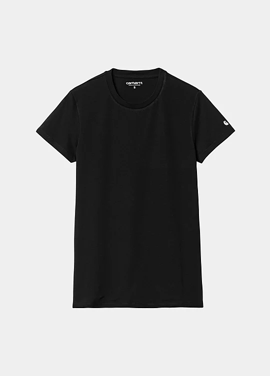 Carhartt WIP Women’s Short Sleeve Basis T-Shirt in Nero