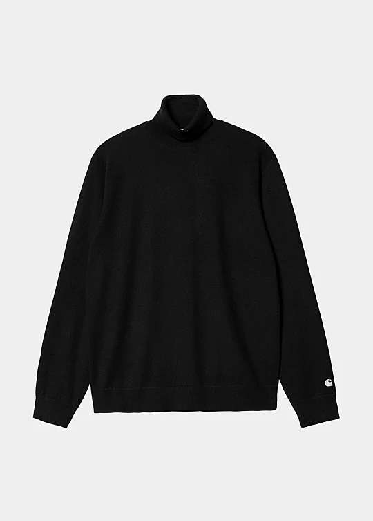 Carhartt WIP Madison Turtleneck Sweater in Black