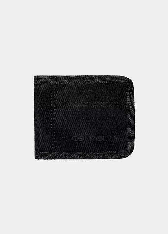 Carhartt WIP Carston Fold Wallet in Schwarz
