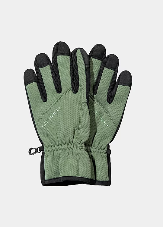 Carhartt WIP Derek Gloves in Green