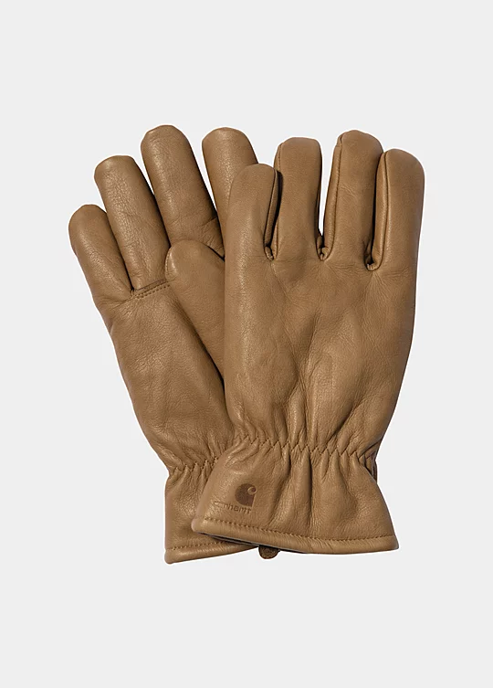 Carhartt WIP Fonda Gloves in Marrone