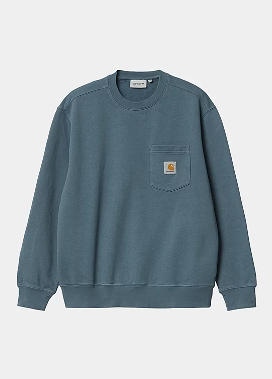 Carhartt WIP Pocket Sweatshirt in Blau