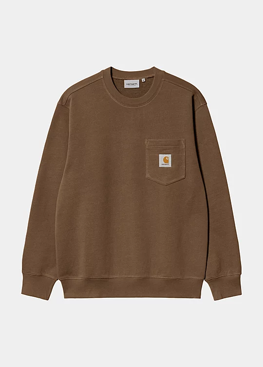Carhartt WIP Pocket Sweatshirt in Braun
