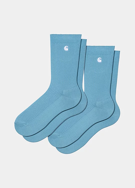 Carhartt WIP Madison Pack Socks in Blau