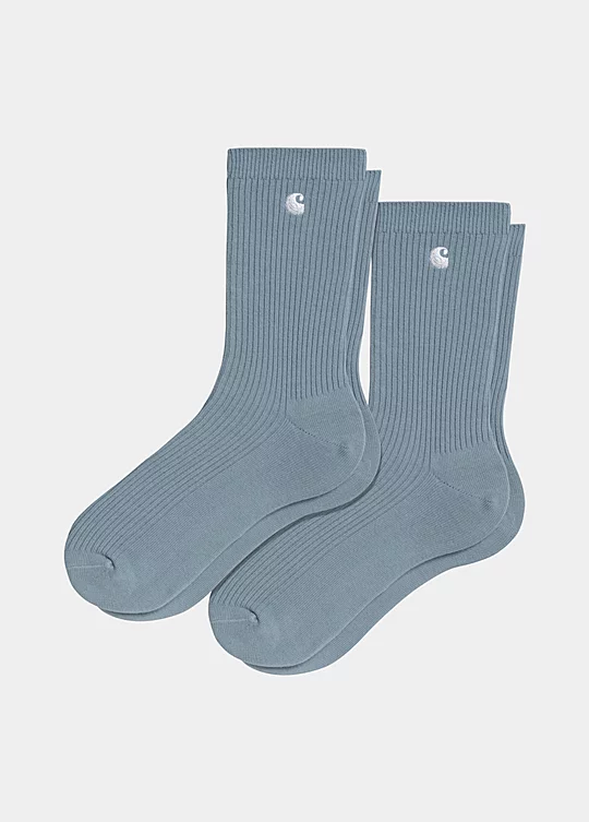 Carhartt WIP Madison Pack Socks in Blu