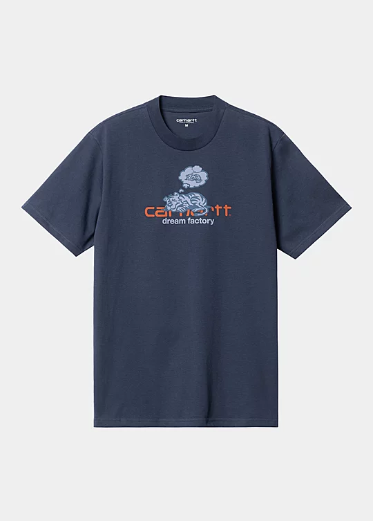 Carhartt WIP Short Sleeve Dream Factory T-Shirt in Blu