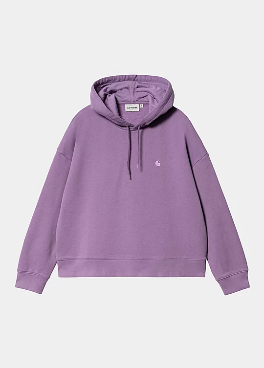 Carhartt WIP Women’s Hooded Chester Sweatshirt in Purple