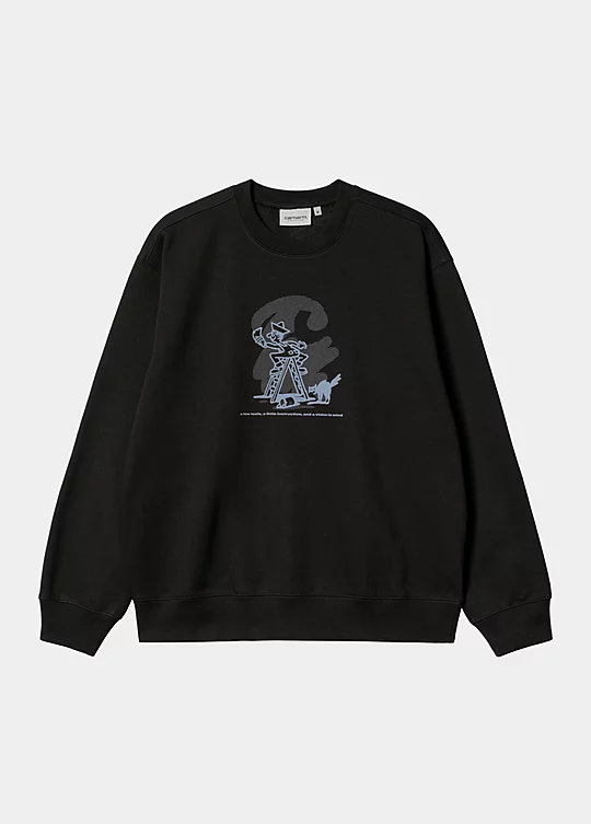 Carhartt WIP Lucky Painter Sweatshirt in Black