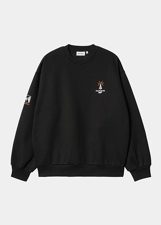 Carhartt WIP Connect Sweatshirt in Black