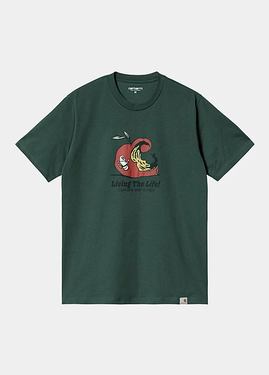 Carhartt WIP Short Sleeve Appetite T-Shirt in Verde