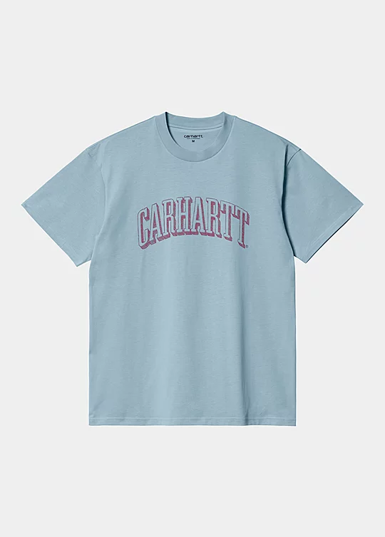 Carhartt WIP Short Sleeve Scrawl Script T-Shirt Bleu