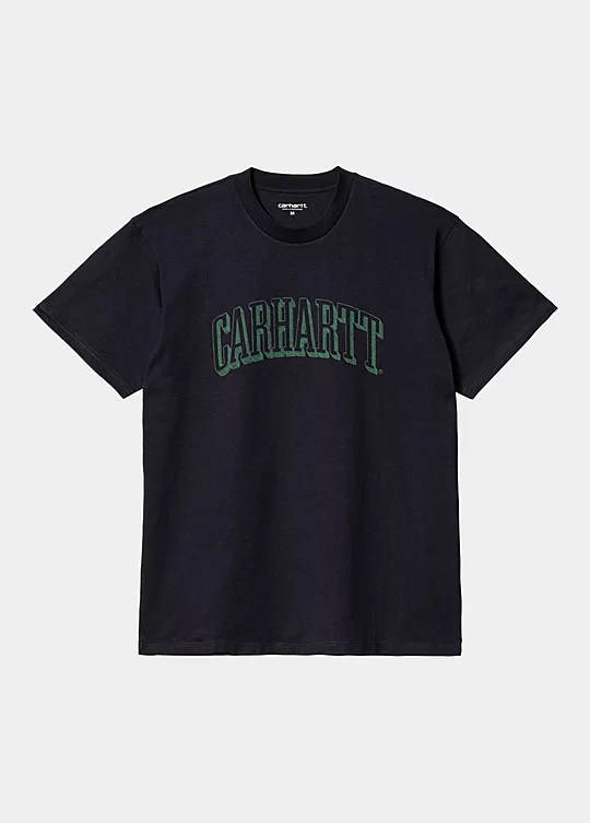 Carhartt WIP Short Sleeve Scrawl Script T-Shirt in Blu