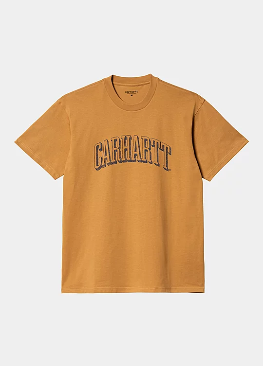 Carhartt WIP Short Sleeve Scrawl Script T-Shirt in Gelb