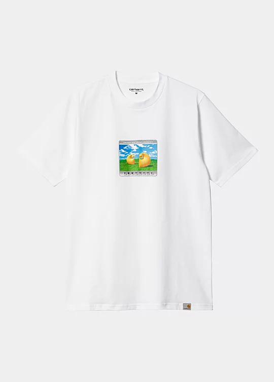 Carhartt WIP Short Sleeve Sound Experience T-Shirt in White