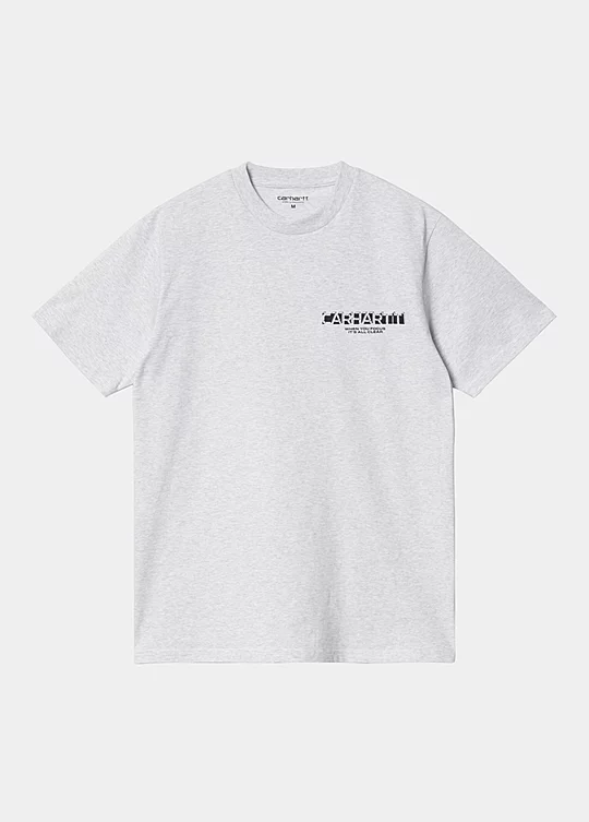 Carhartt WIP Short Sleeve Natural Surveillance T-Shirt in Grey
